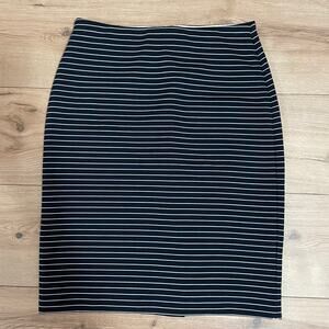 Banana Republic Skirt Size XS Navy Pull On Business Casual